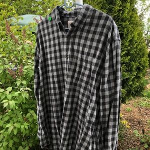 plaid button down shirt